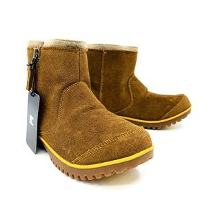 Sorel Meadow Zip Elk Brown Winter Boots